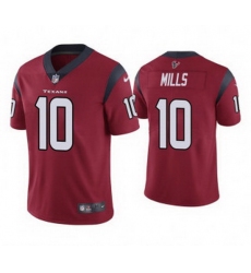 Youth Houston Texans 10 Davis Mills Red Vapor Untouchable Limited Stitched Jersey