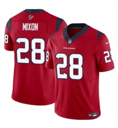 Youth Houston Texans 28 Joe Mixon Red 2024 F U S E Vapor Untouchable Limited Stitched Football Jersey