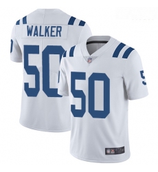 Colts 50 Anthony Walker White Men Stitched Football Vapor Untouchable Limited Jersey