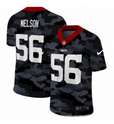 Indianapolis Colts 56 Quenton Nelson Men Nike 2020 Black CAMO Vapor Untouchable Limited Stitched NFL Jersey