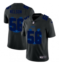 Indianapolis Colts 56 Quenton Nelson Men Nike Team Logo Dual Overlap Limited NFL Jersey Black