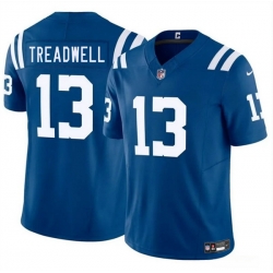 Men Indianapolis Colts 13 Laquon Treadwell Blue 2025 F U S E  Vapor Limited Stitched Football Jersey