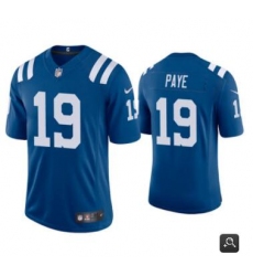 Men Indianapolis Colts #19 Kwity Paye Blue 2021 Vapor Untouchable Limited Stitched NFL Jersey