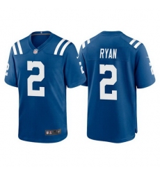 Men Indianapolis Colts 2 Matt Ryan Blue Vapor Untouchable Limited Stitched Football jersey