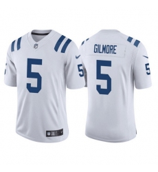 Men Indianapolis Colts 5 Stephon Gilmore White Stitched Football Jerseyy