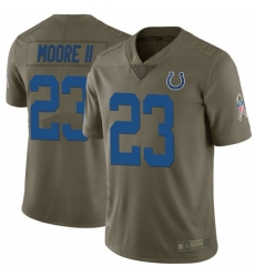 Men Indianapolis Colts Kenny Moore II Limited Salute To Service Jersey