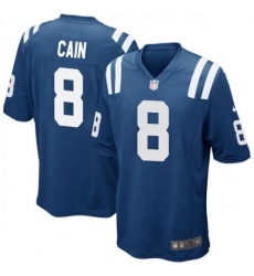 Men Nike Deon Cain Indianapolis Colts Game Royal Blue Team Color Jersey