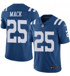 Men Nike Indianapolis Colts 25 Marlon Mack Limited Royal Blue Rush Vapor Untouchable NFL Jersey