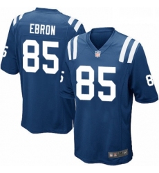Men Nike Indianapolis Colts 85 Eric Ebron Game Royal Blue Team Color NFL Jersey