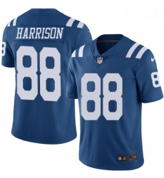 Men Nike Indianapolis Colts 88 Marvin Harrison Limited Royal Blue Rush Vapor Untouchable NFL Jersey