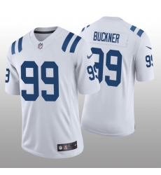 Men Nike Indianapolis Colts 99 Deforest Buckner White Vapor Limited Stitched NFL Jersey