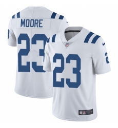 Men's Nike Indianapolis Colts #23 Kenny Moore White Vapor Untouchable Limited Player NFL Jersey