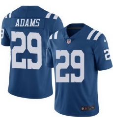 Nike Colts #29 Mike Adams Royal Blue Mens Stitched NFL Limited Rush Jersey