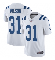Nike Colts #31 Quincy Wilson White Mens Stitched NFL Vapor Untouchable Limited Jersey