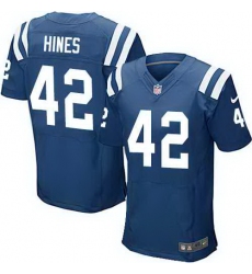 Nike Colts 42 Nyheim Hines Royal Elite Jersey