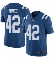 Nike Colts 42 Nyheim Hines Royal Vapor Untouchable Limited Jersey