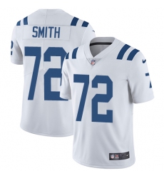 Nike Colts #72 Braden Smith White Mens Stitched NFL Vapor Untouchable Limited Jersey