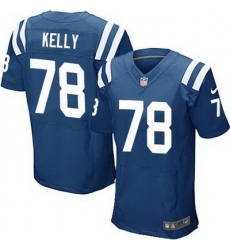 Nike Colts #78 Ryan Kelly Royal Blue Team Color Mens Stitched NFL Elite Jersey