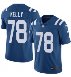 Nike Colts #78 Ryan Kelly Royal Blue Team Color Mens Stitched NFL Vapor Untouchable Limited Jersey