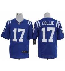 Nike Indianapolis Colts 17 Austin Collie Blue Elite NFL Jersey