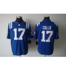 Nike Indianapolis Colts 17 Austin Collie Blue Limited NFL Jersey