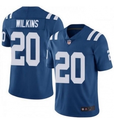 Nike Indianapolis Colts 20 Jordan Wilkins Royal Vapor Untouchable Limited Jersey