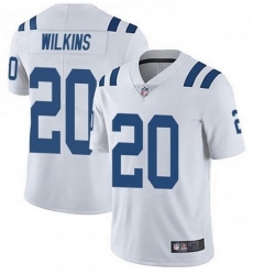 Nike Indianapolis Colts 20 Jordan Wilkins White Vapor Untouchable Limited Jersey