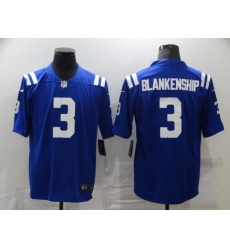 Nike Indianapolis Colts 3 Rodrigo Blankenship Blue Vapor Untouchable Limited Jersey