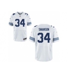 Nike Indianapolis Colts 34 Daxton Swanson White Elite NFL Jerseys