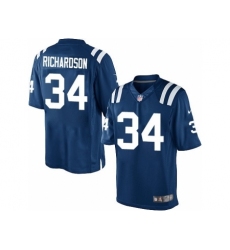 Nike Indianapolis Colts 34 Trent Richardson Blue Limited NFL Jersey