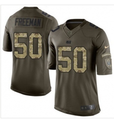 Nike Indianapolis Colts #50 Jerrell Freeman Green Men 27s Stitched NFL Limited Salute to Service Jersey