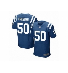 Nike Indianapolis Colts 50 Jerrell Freeman blue Elite NFL Jersey
