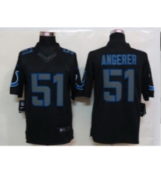 Nike Indianapolis Colts 51 Pat Angerer Black Limited Impact NFL Jersey