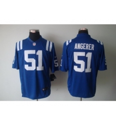 Nike Indianapolis Colts 51 Pat Angerer Blue Limited NFL Jersey