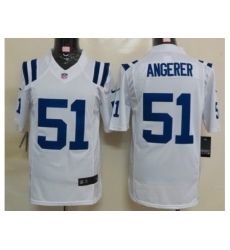 Nike Indianapolis Colts 51 Pat Angerer White Limited NFL Jersey