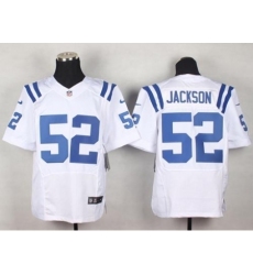 Nike Indianapolis Colts 52 DÃ¢â‚¬â„¢Qwell Jackson White Elite NFL Jersey