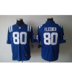 Nike Indianapolis Colts 80 Coby Fleener Blue Limited NFL Jersey