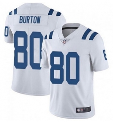 Nike Indianapolis Colts 80 Trey Burton White Vapor Untouchable Limited Jersey