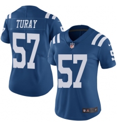Nike Colts #57 Kemoko Turay Royal Blue Womens Stitched NFL Limited Rush Jersey