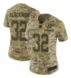 Women Indianapolis Colts Julian Blackmon 2018 Salute to Service Jersey Camo Limited