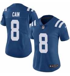 Women Nike Deon Cain Indianapolis Colts Limited Royal Team Color Vapor Untouchable Jersey