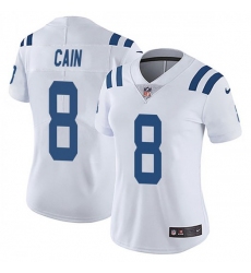 Women Nike Deon Cain Indianapolis Colts Limited White Vapor Untouchable Jersey