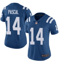 Women Zach Pascal Limited Home Jersey 14 Football Indianapolis Colts Royal Blue