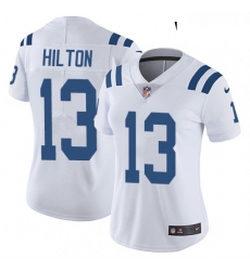 Womens Nike Indianapolis Colts 13 TY Hilton Elite White NFL Jersey