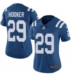 Womens Nike Indianapolis Colts 29 Malik Hooker Elite Royal Blue Team Color NFL Jersey