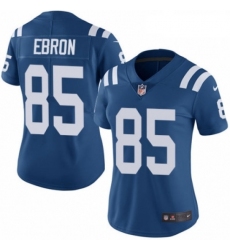 Womens Nike Indianapolis Colts 85 Eric Ebron Royal Blue Team Color Vapor Untouchable Limited Player NFL Jersey