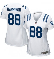 Womens Nike Indianapolis Colts 88 Marvin Harrison Game White NFL Jersey