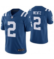 Youth Indianapolis Colts 2 Carson Wentz Blue Vapor Untouchable Limited Stitched Football Jersey 