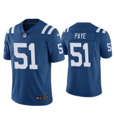 Youth Indianapolis Colts 51 Kwity Paye Blue Vapor Untouchable Limited Stitched Football Jersey 