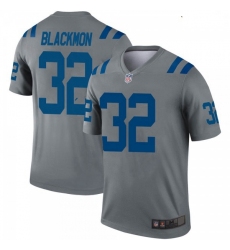 Youth Indianapolis Colts Julian Blackmon Inverted Jersey Gray Legend